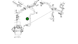 Трубка 425-62-33321 Komatsu