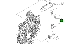 Трубка 424-16-31141 Komatsu