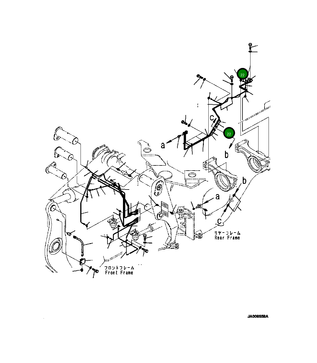Трубка 425-46-56251 Komatsu
