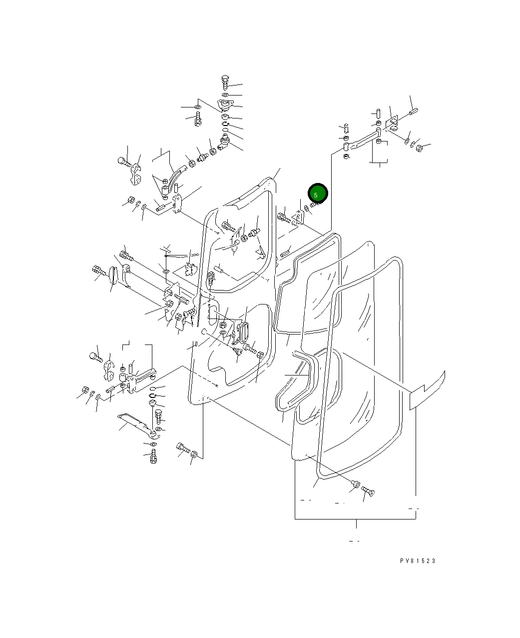 Фиксатор YM172176-67090 Komatsu