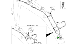 Труба 140-00736 Komatsu