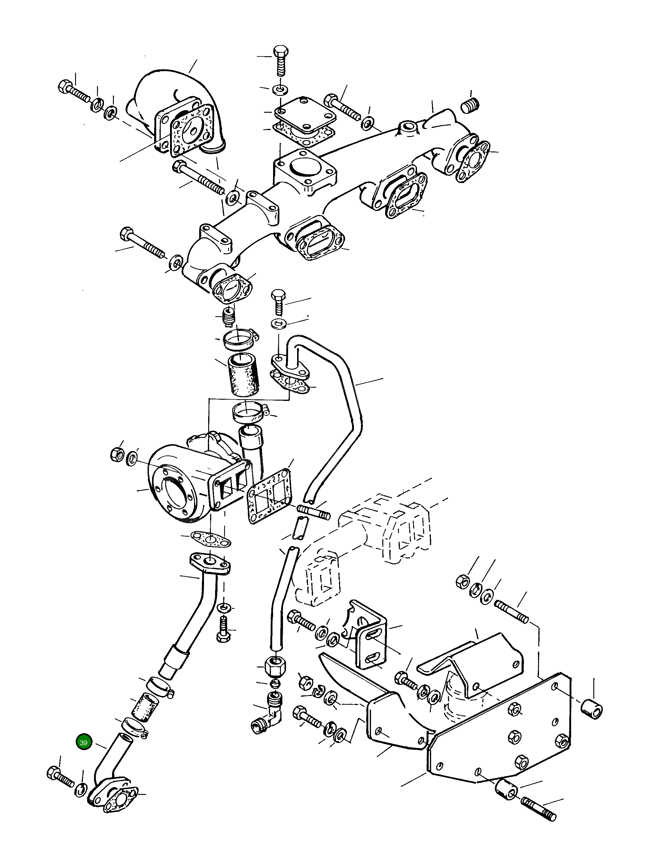 Труба 4909562M91 Komatsu