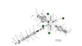 Стопорное кольцо 002.14.3244 Komatsu