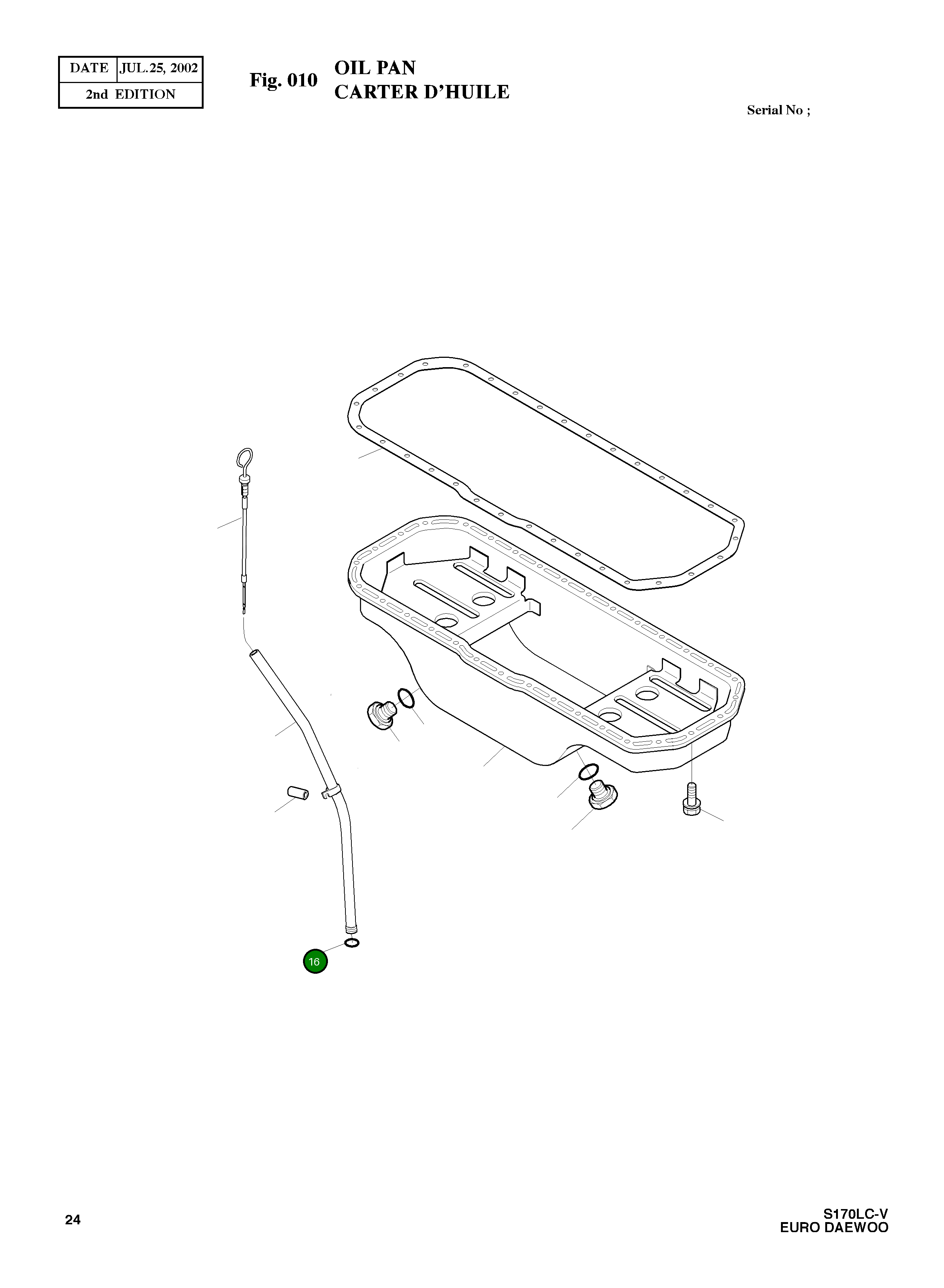 Уплотнительное кольцо 65.96501-0419 Komatsu