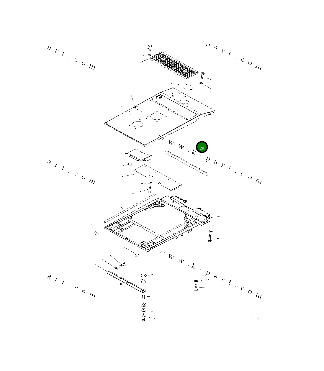 Уплотнение 419-54-51980 Komatsu