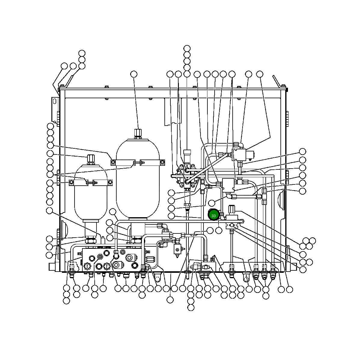 Трубка TY9268 Komatsu