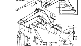 Стрела YM17217581101K Komatsu