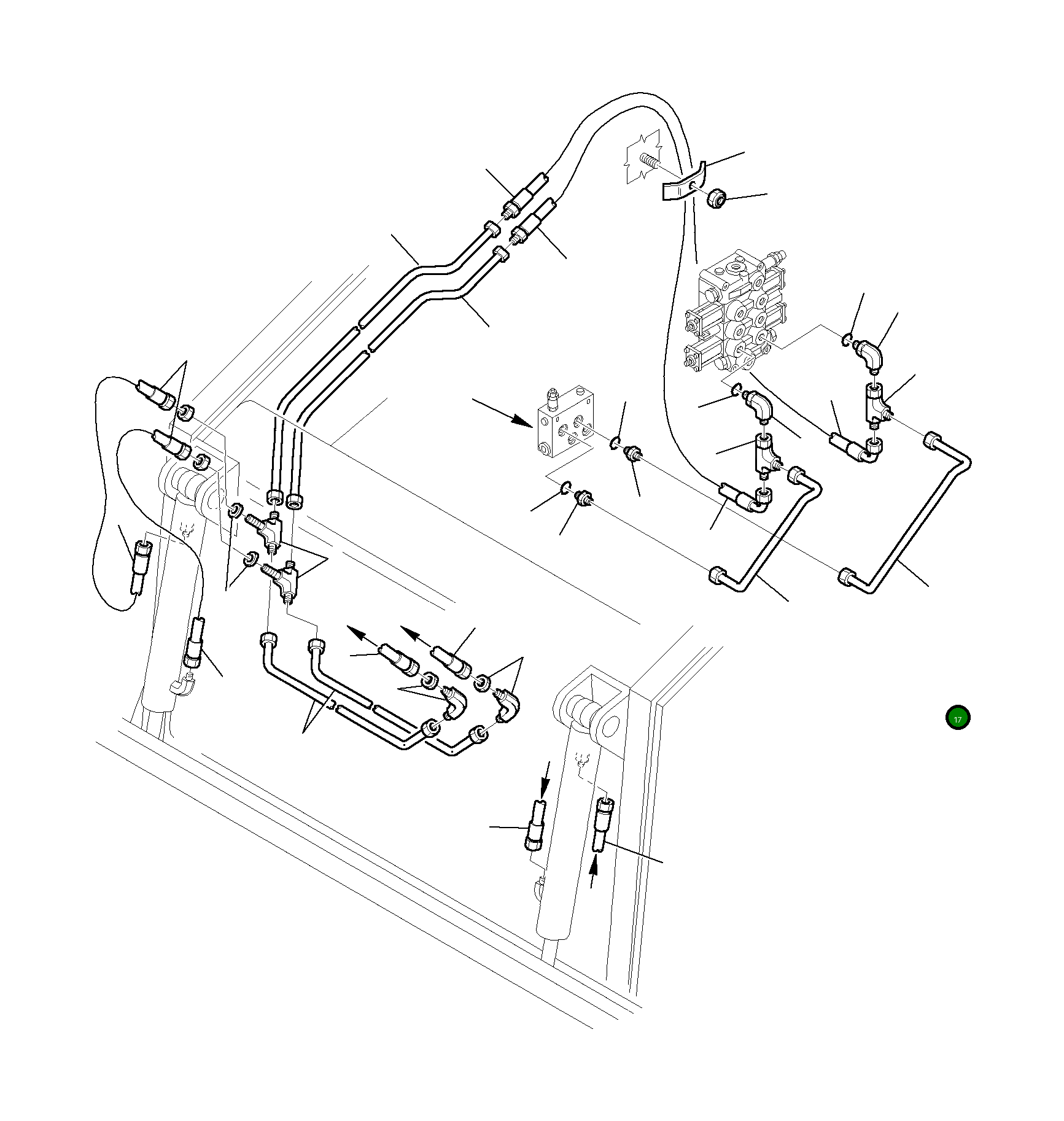 Труба 332210070 Komatsu