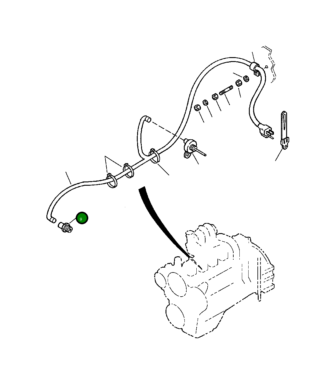 Термостат 1431 732 H1 Komatsu