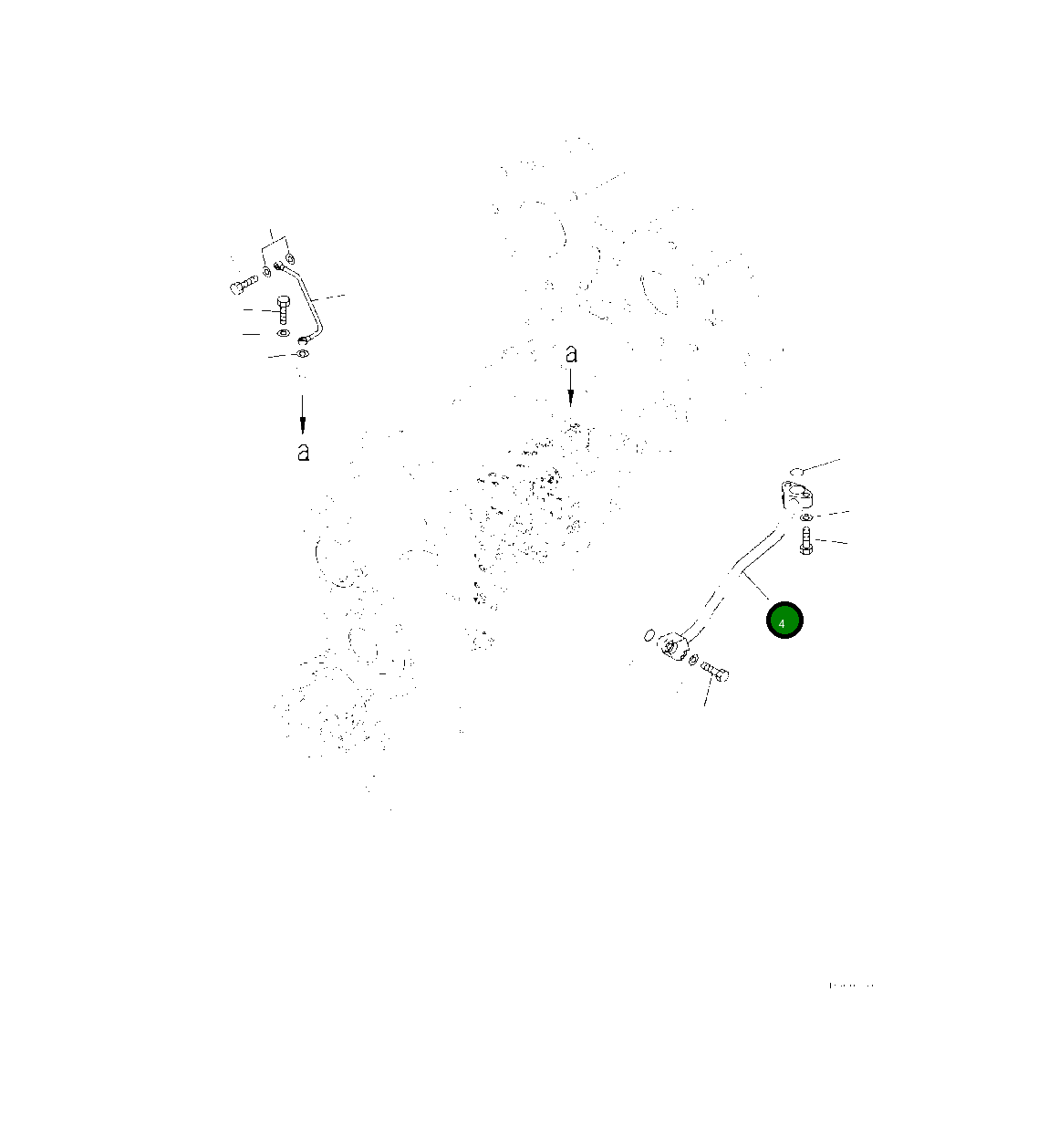 Трубка 425-15-33770 Komatsu
