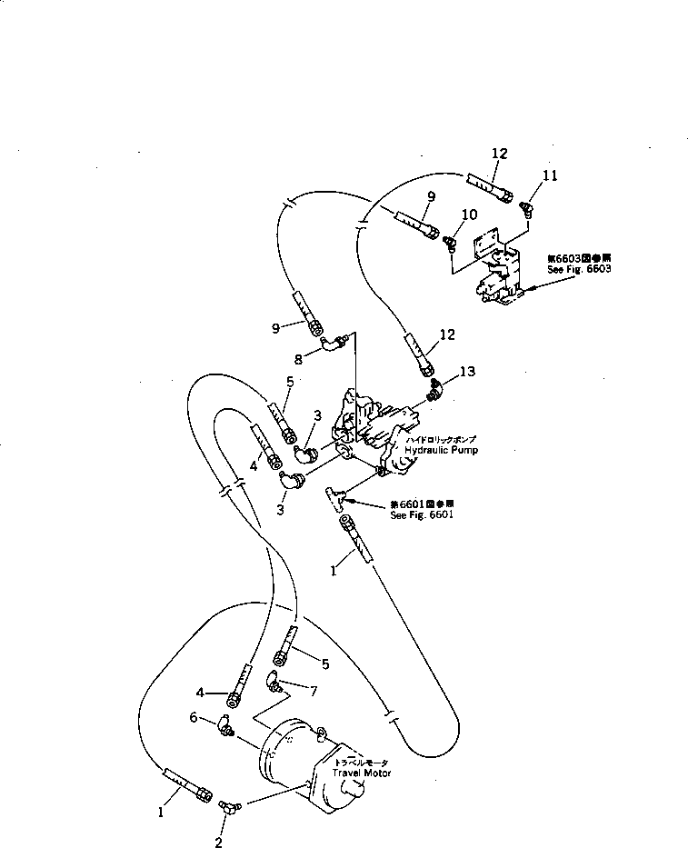 Шланг 258-80-28140 Komatsu