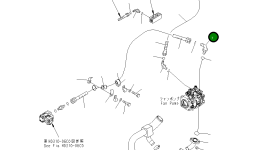 Угловой штуцер 02782-1052A Komatsu