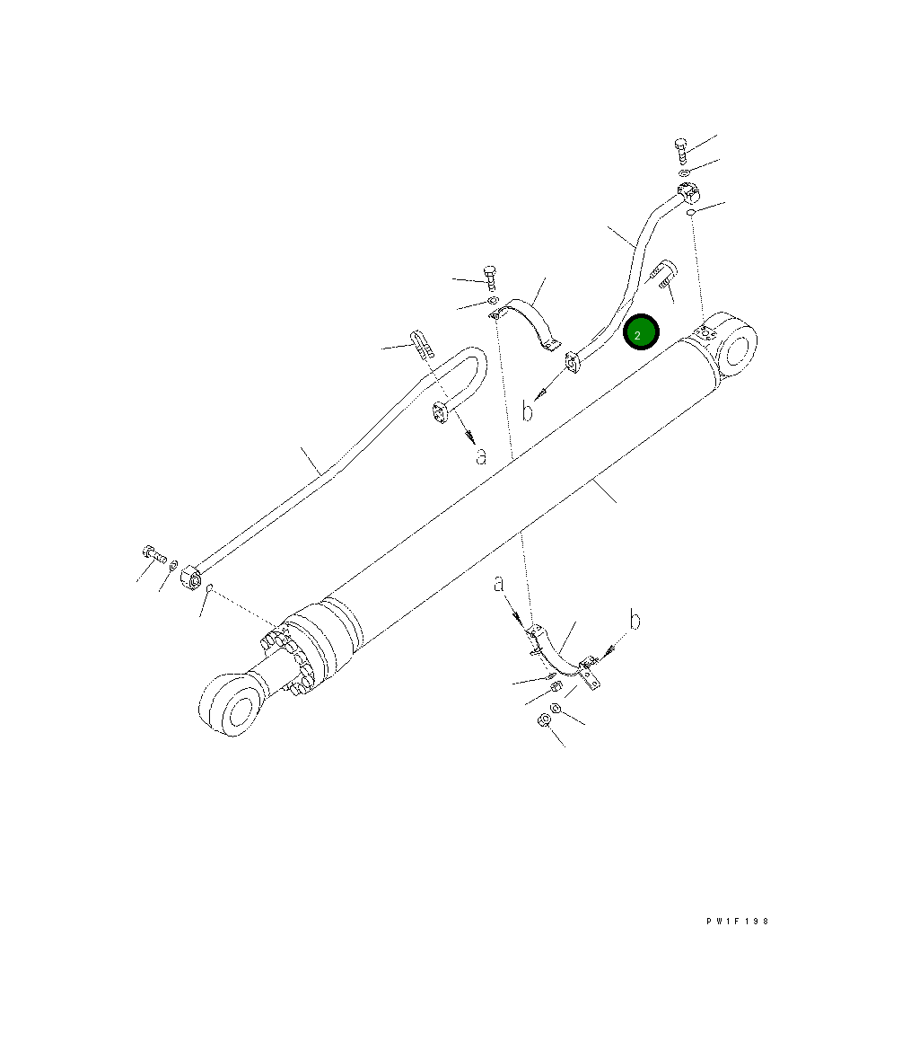 Трубка 208-62-64620 Komatsu