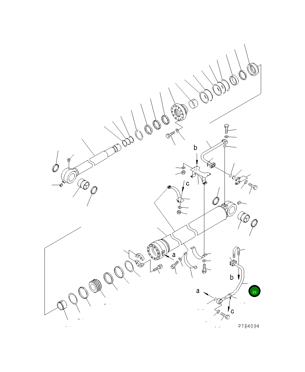 Трубка 209-63-73572 Komatsu