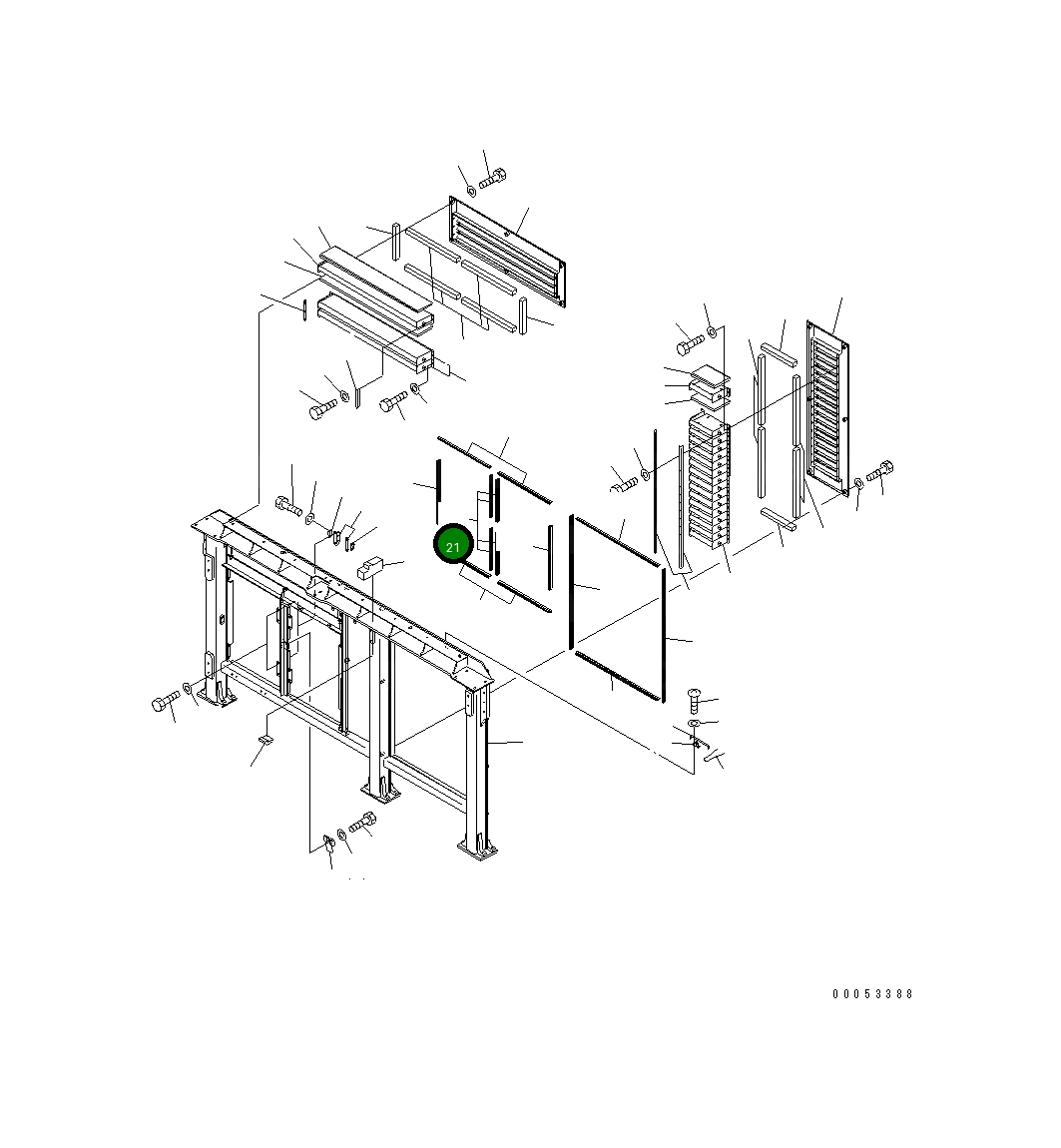 Уплотнение 21T-54-31560 Komatsu