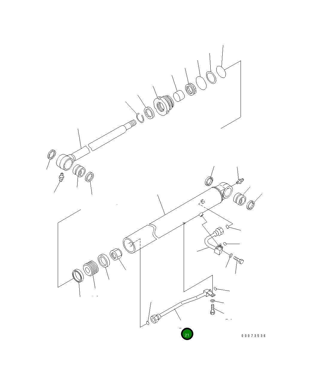 Трубка 707-86-46970 Komatsu