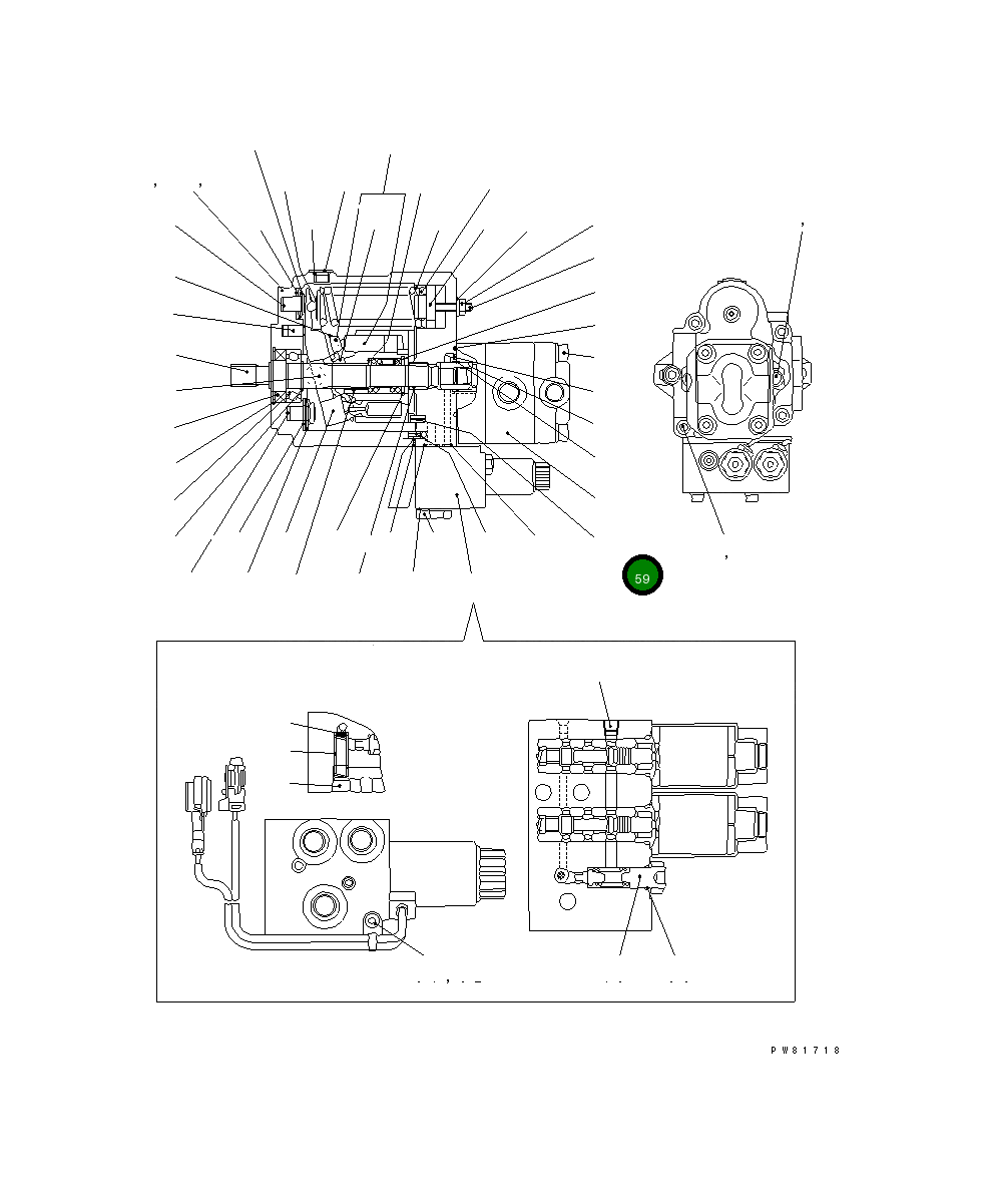 Стопорное кольцо YM22351-060016 Komatsu