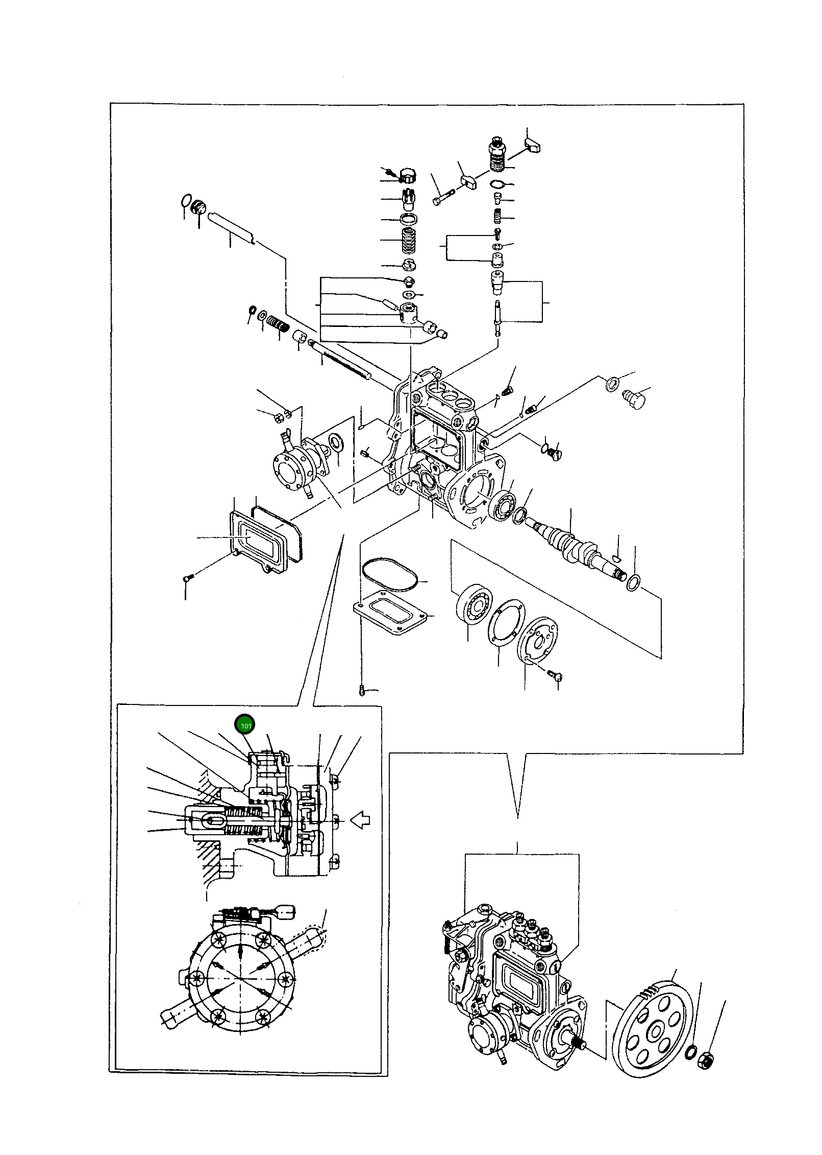 Тяга YMR000272 Komatsu