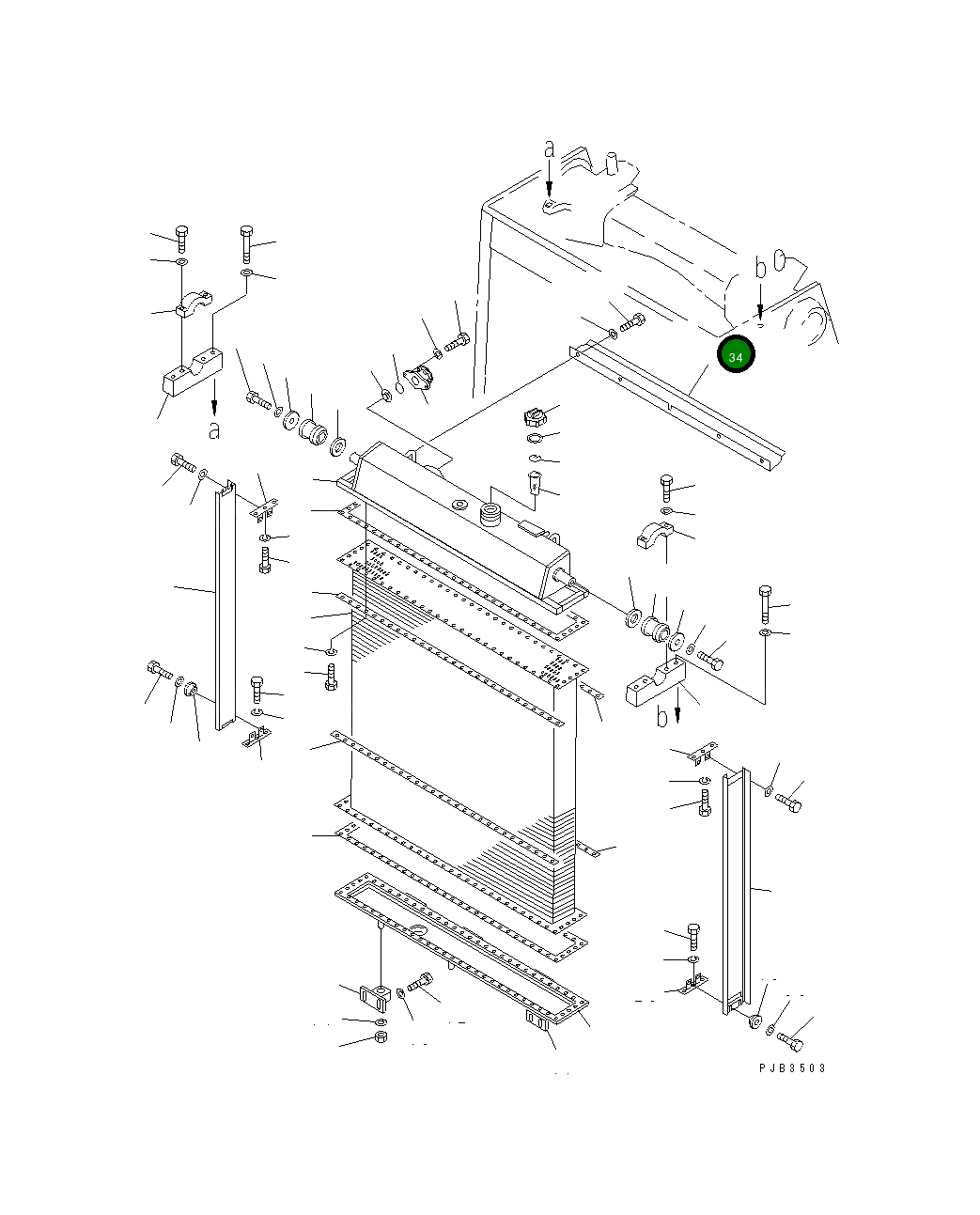 Уплотнение 195-03-55210 Komatsu