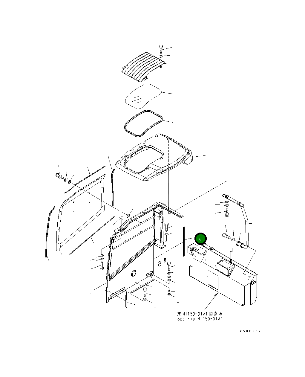 Уплотнение 21W-54-43380 Komatsu