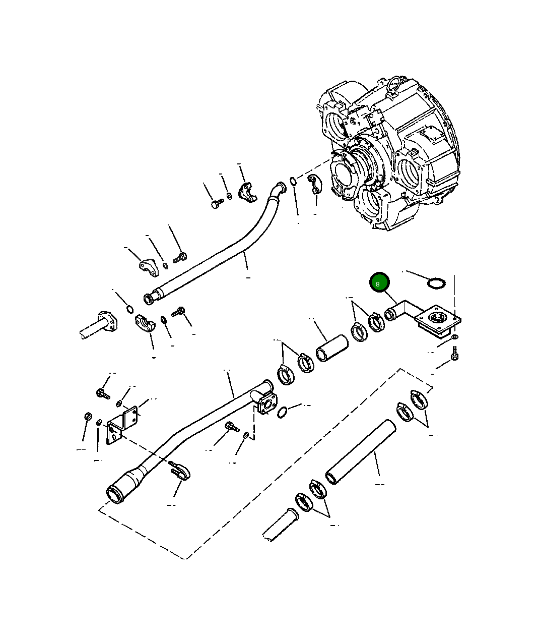 Трубка 426-16-21660 Komatsu