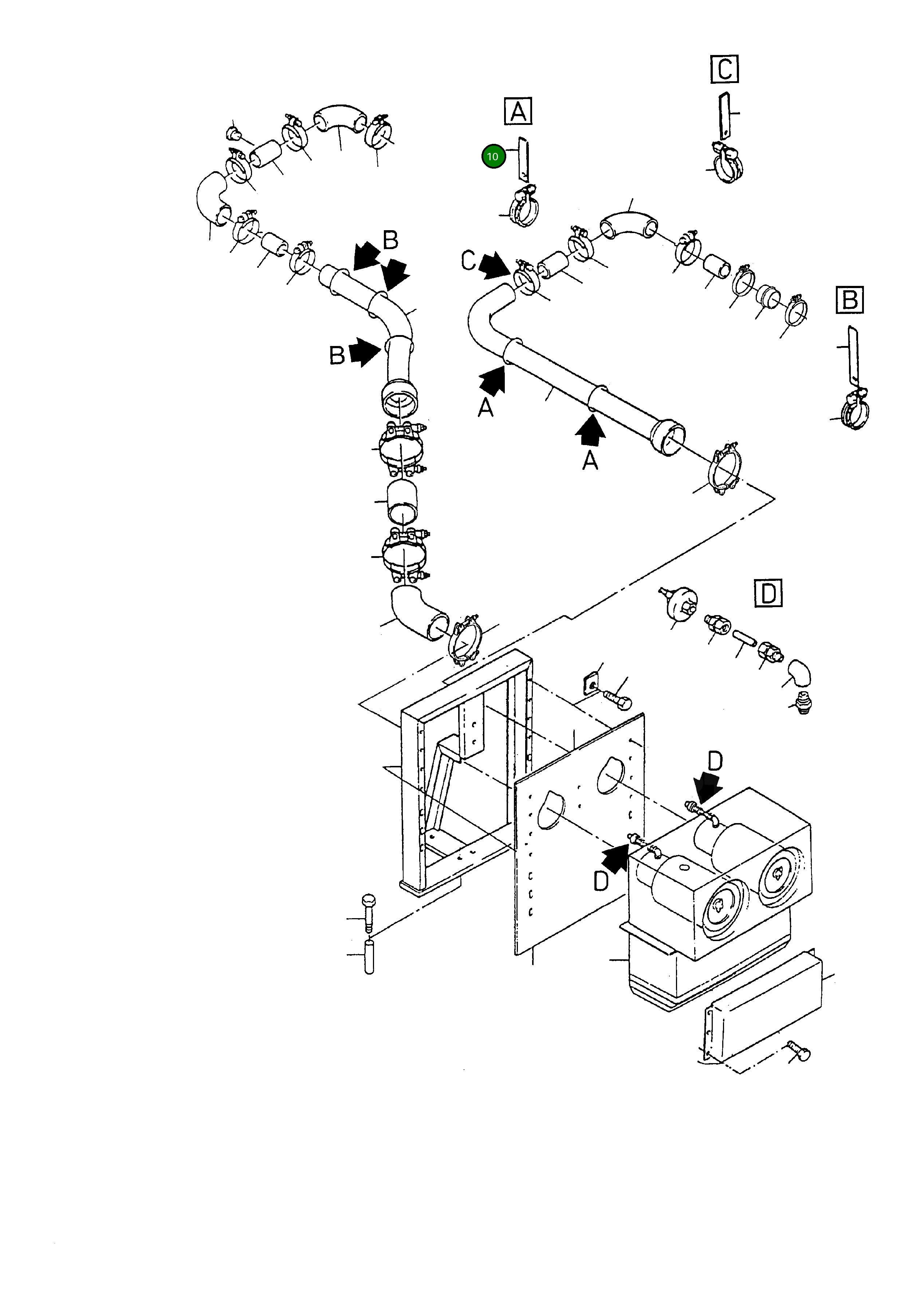 Фиксатор 425 399 40 Komatsu