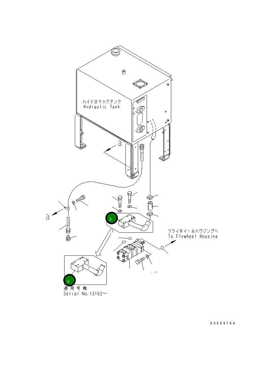 Угловой штуцер 234-60-71211 Komatsu