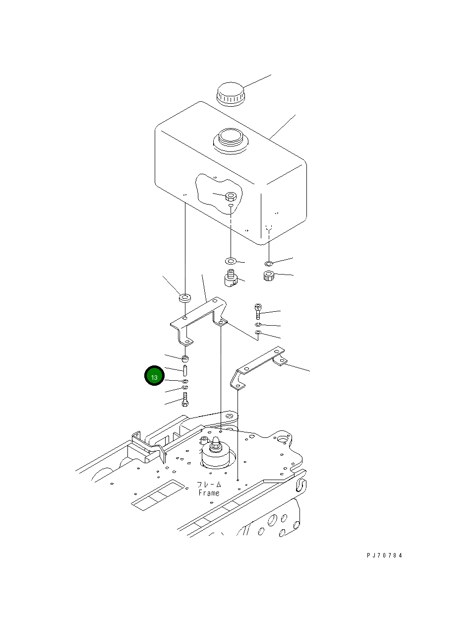 Труба 2692-8-41220 Komatsu