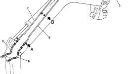 Трубка 201-62-28710 Komatsu