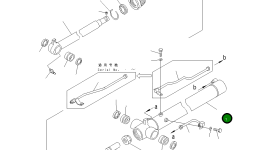 Цилиндр 21X-63-66341 Komatsu