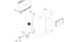 Трубка 208-03-21310 Komatsu