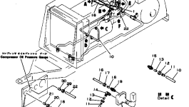 Труба M705100040859 Komatsu