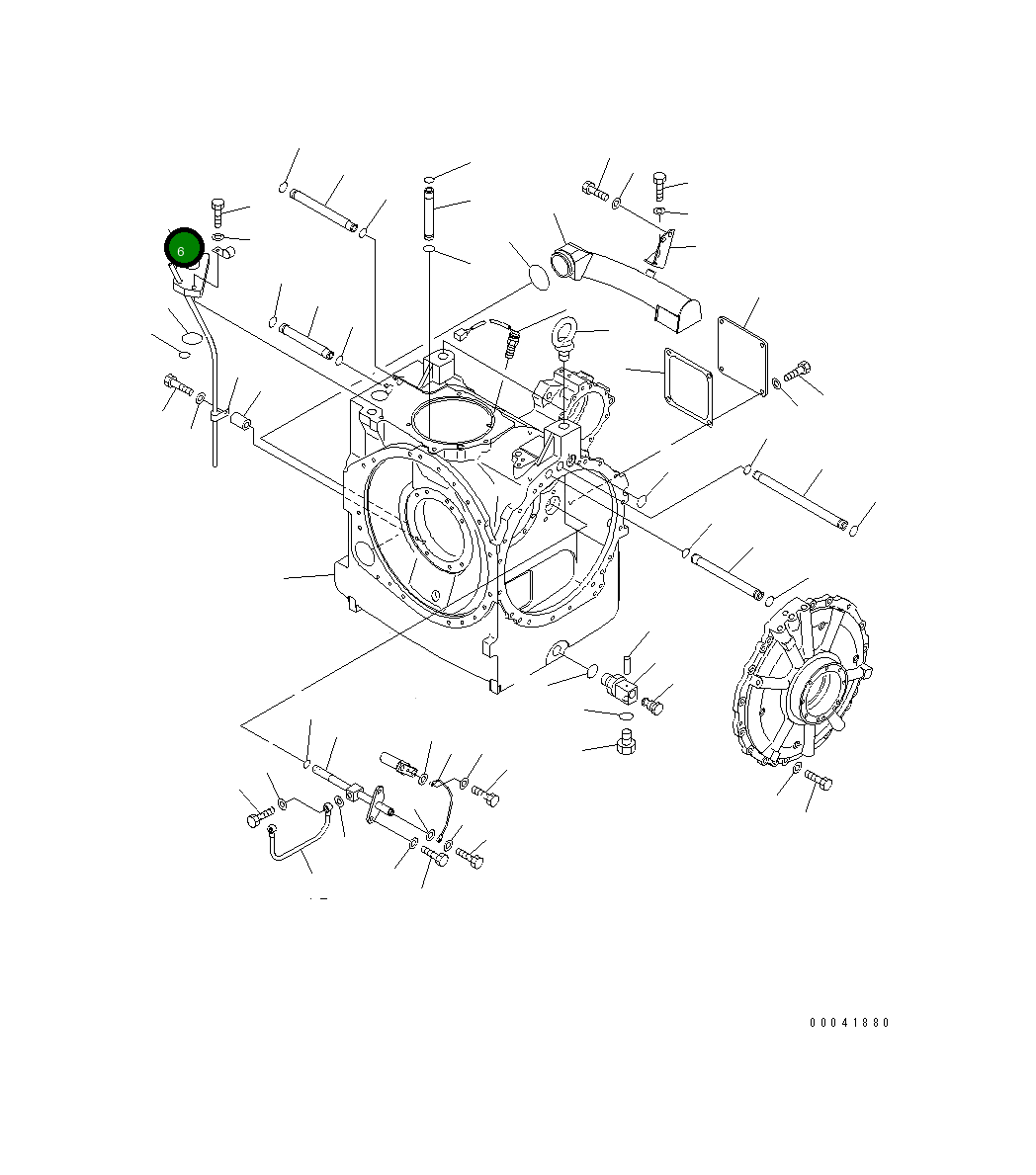 Трубка 17A-22-47440 Komatsu