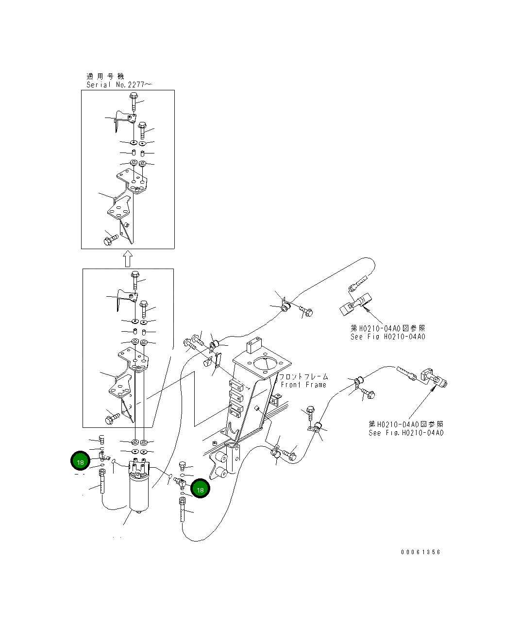 Угловой штуцер 714-07-28100 Komatsu