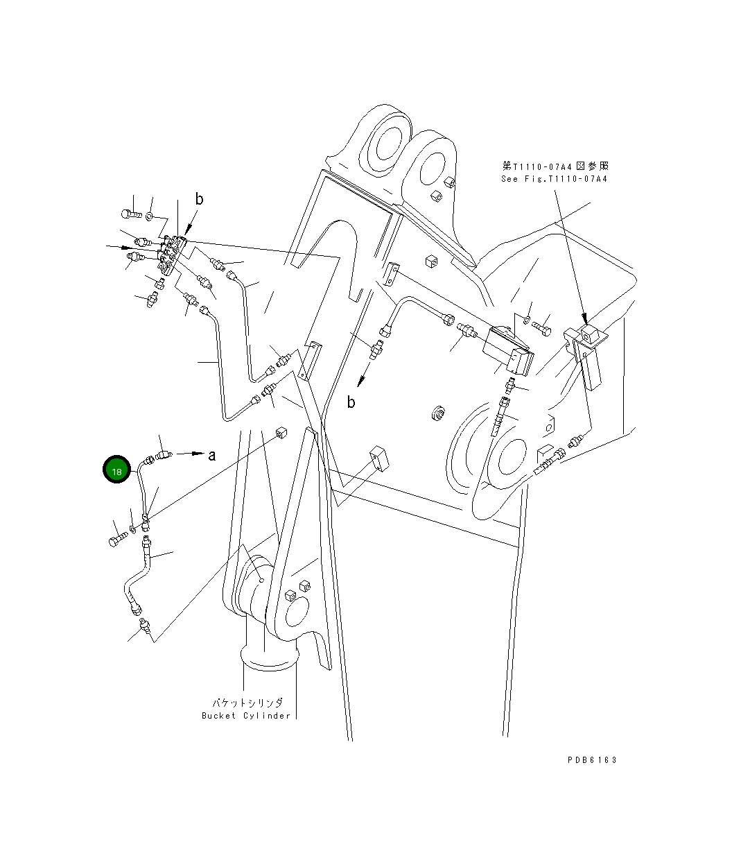 Трубка 208-70-65840 Komatsu