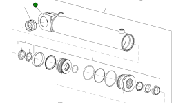 Цилиндр 42T-63-H0P72 Komatsu
