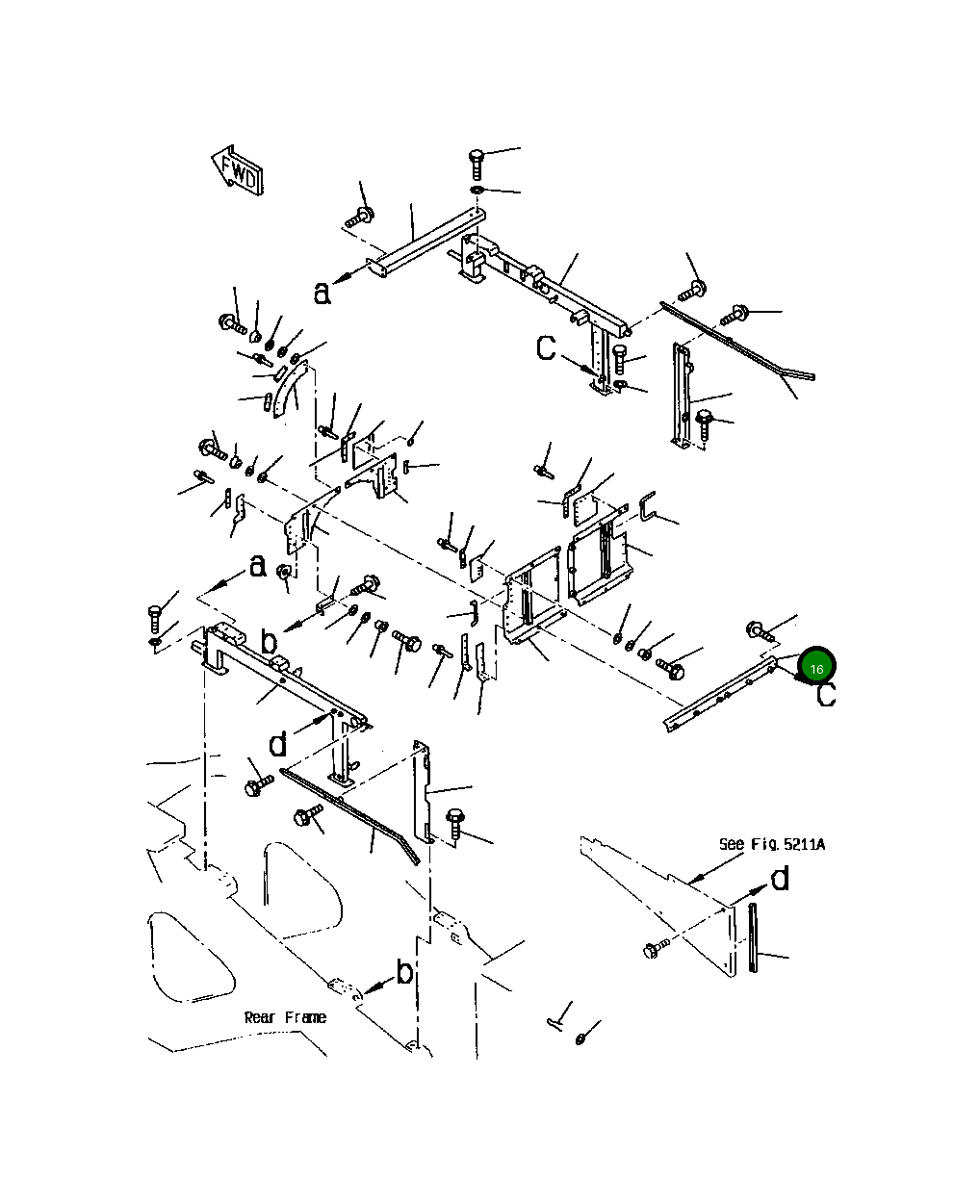 Угол 427-54-11831 Komatsu