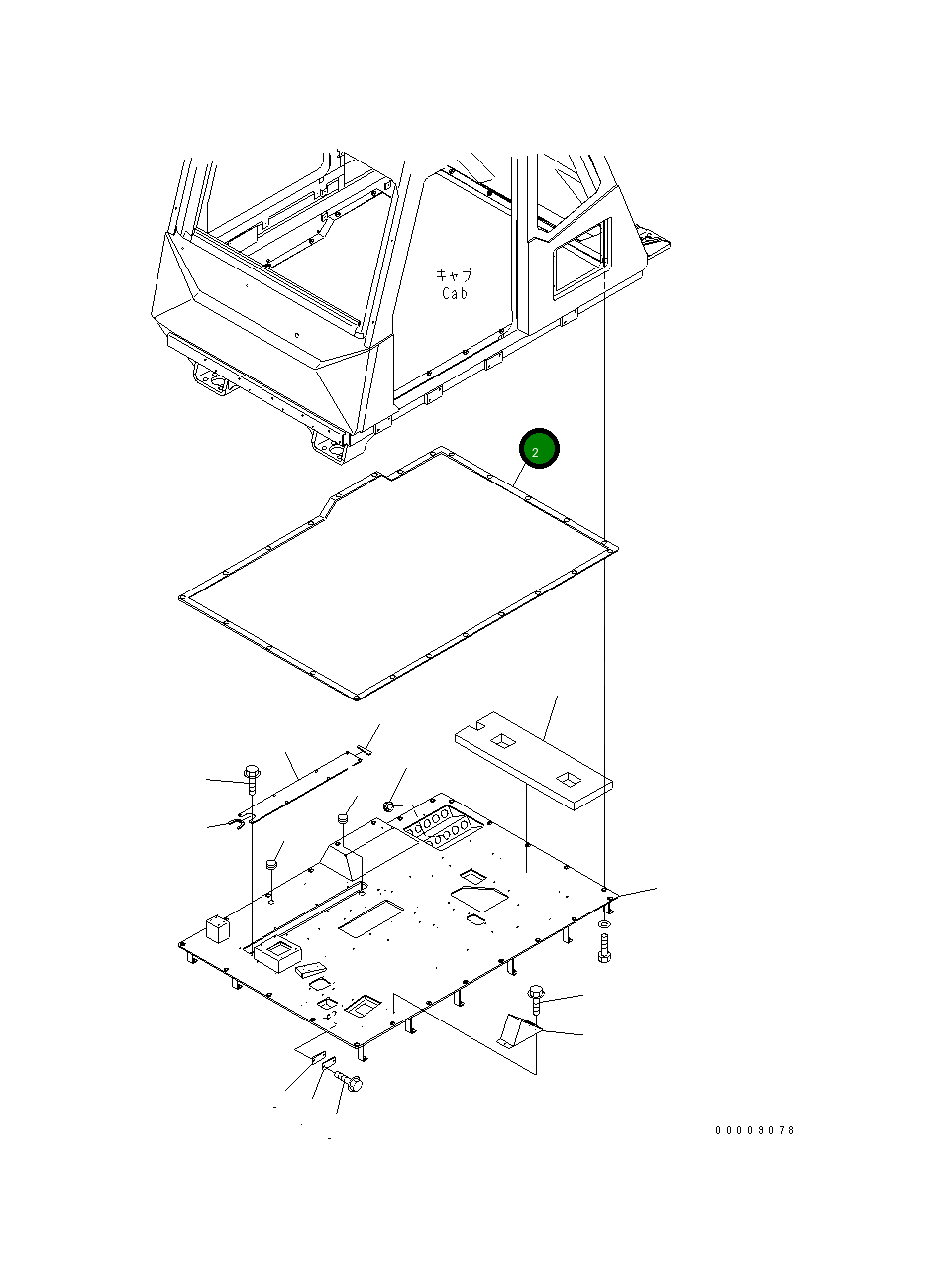 Уплотнение 569-54-85340 Komatsu