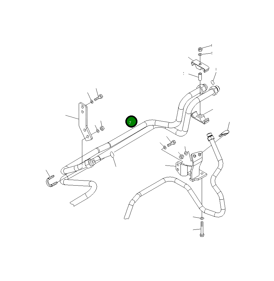 Трубка 426-03-35173 Komatsu