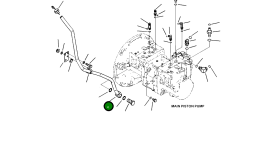 Трубка 208-01-41411 Komatsu