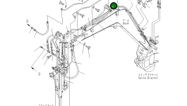 Трубка 20P-62-83630 Komatsu