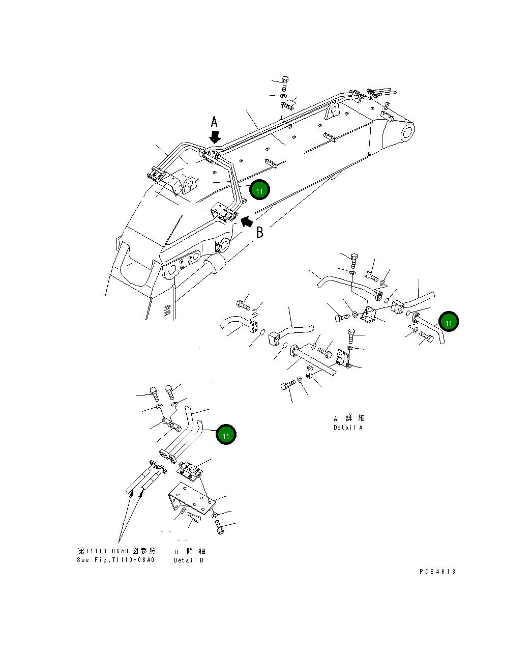 Трубка 208-72-67540 Komatsu