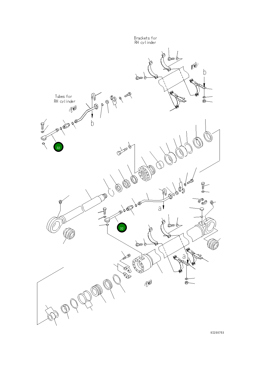 Трубка 209-64-K2160 Komatsu