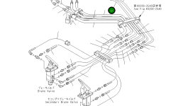 Трубка 569-43-83382 Komatsu