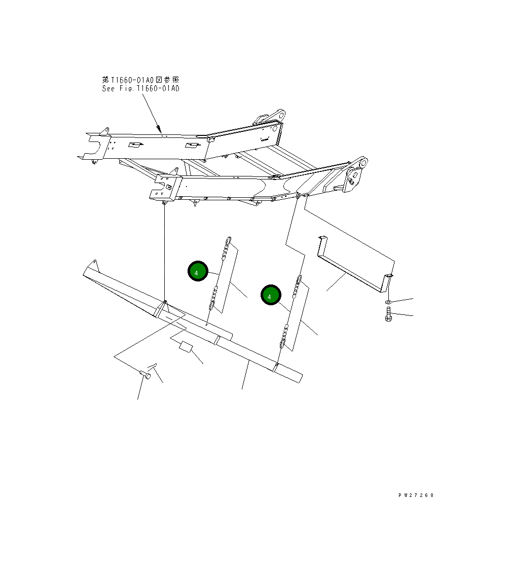 Цепь 8287-78-1130 Komatsu