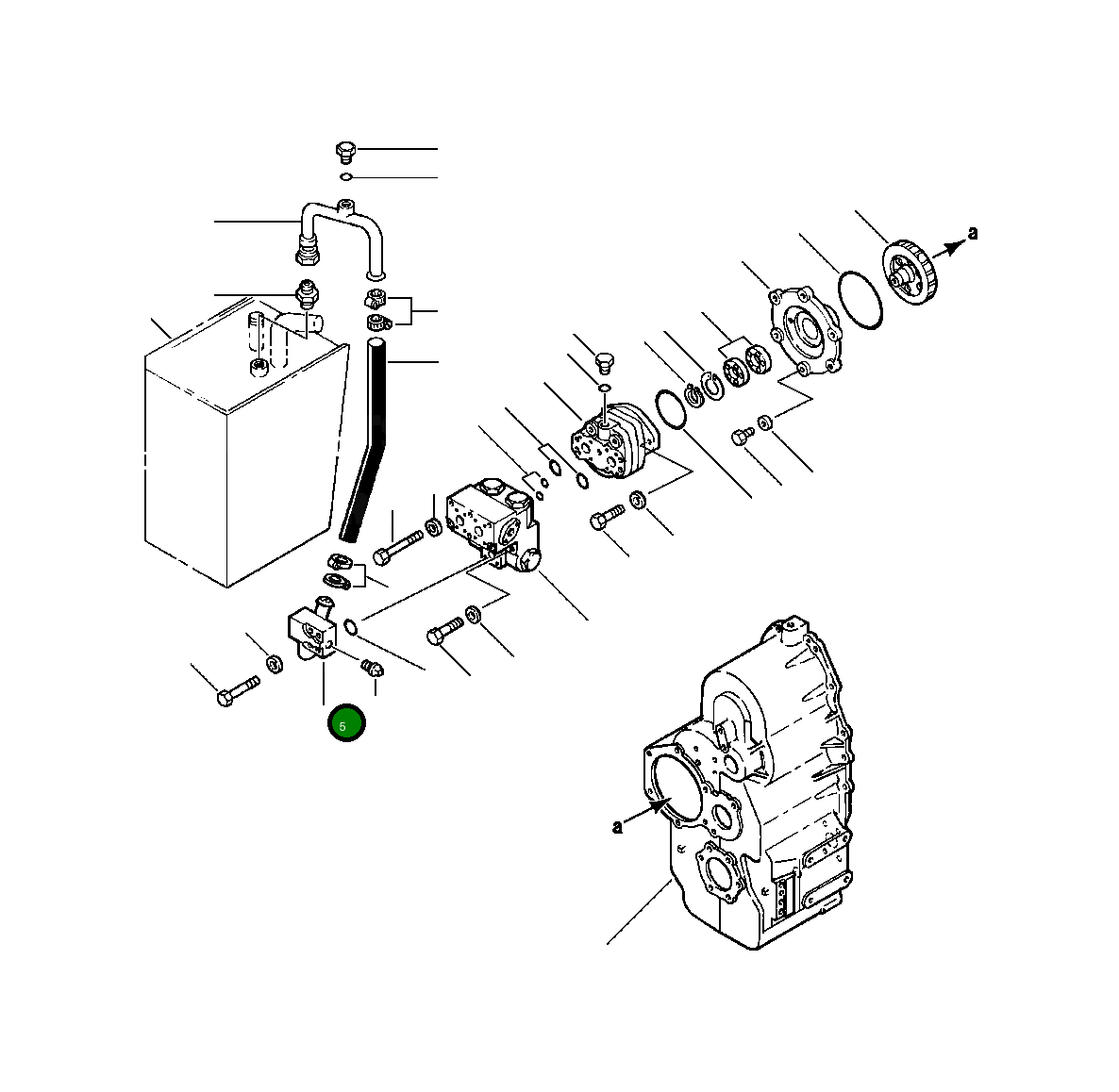 Трубка 417-875-1271 Komatsu