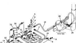 Трубка 208-72-26490 Komatsu