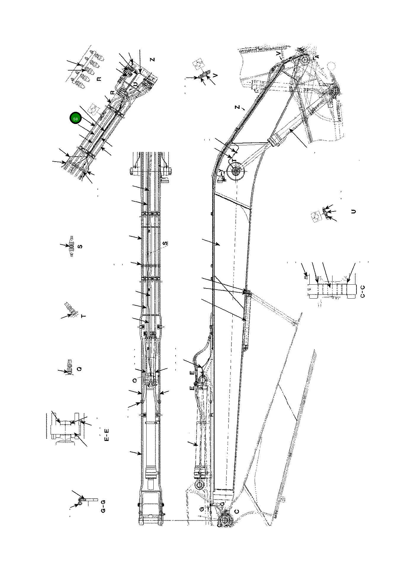 Трубка 208-62-84510 Komatsu