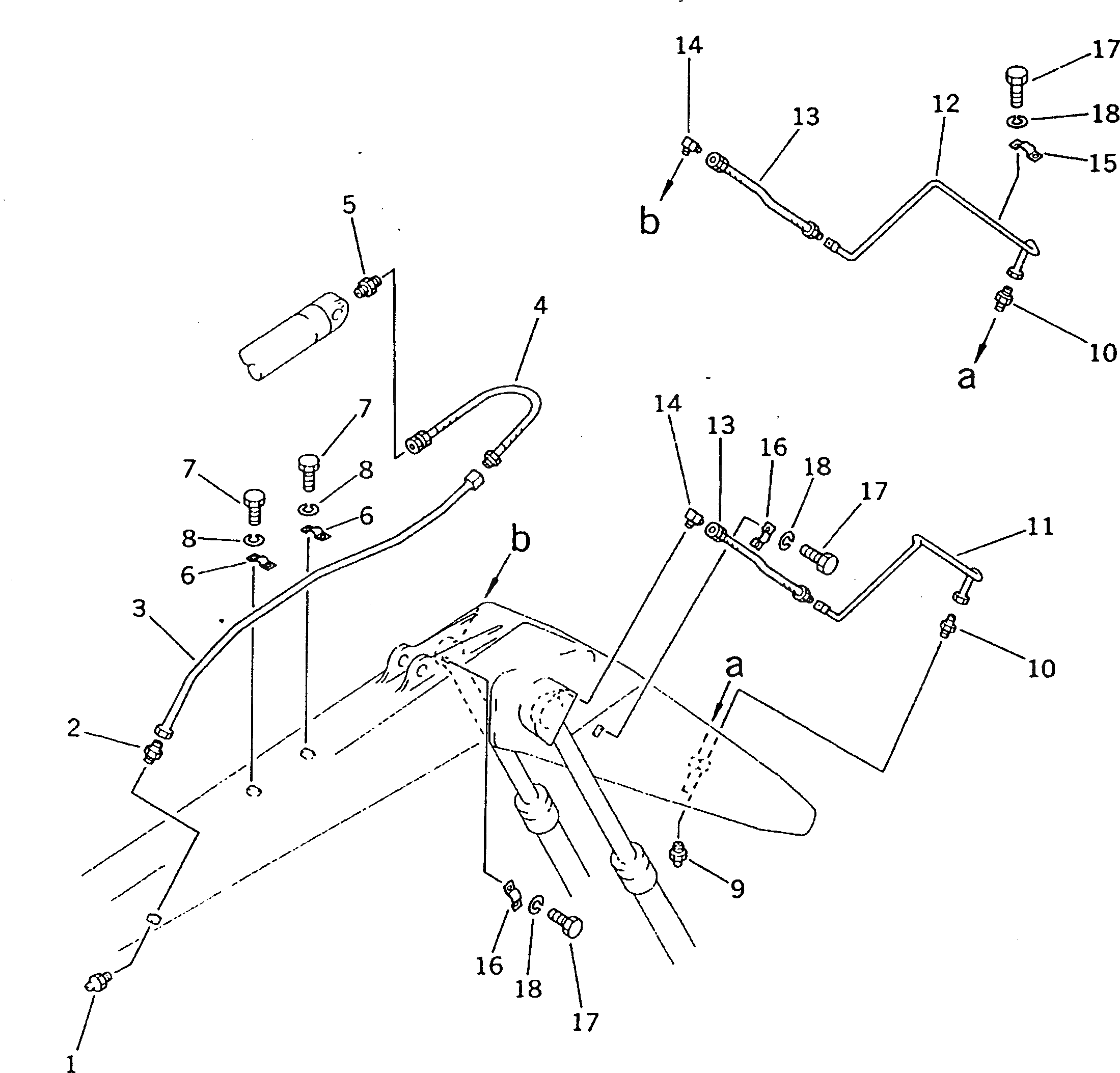Трубка 206-946-5180 Komatsu