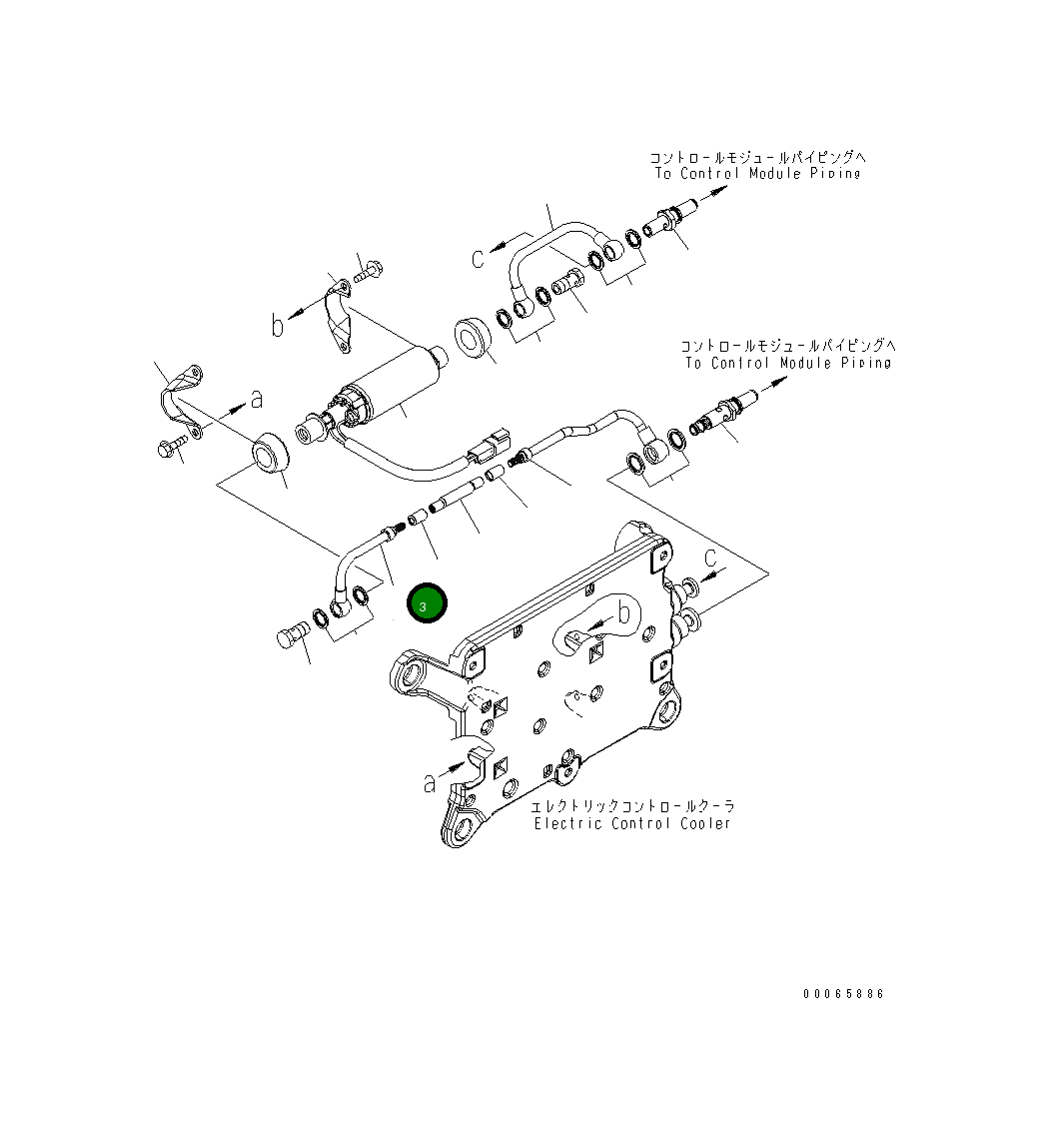 Трубка 6745-71-5340 Komatsu